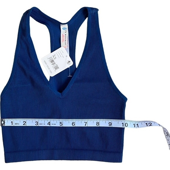 Free People Free Throw Crop Top Yoga Workout Sports Top Womens Size XS New - Picture 6 of 10
